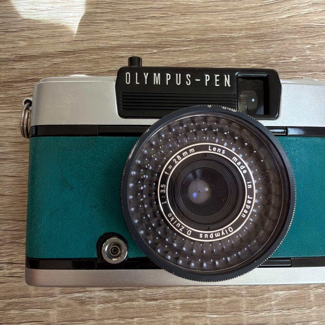 OLYMPUS PEN EE-3 ターコイズ フィルム付き