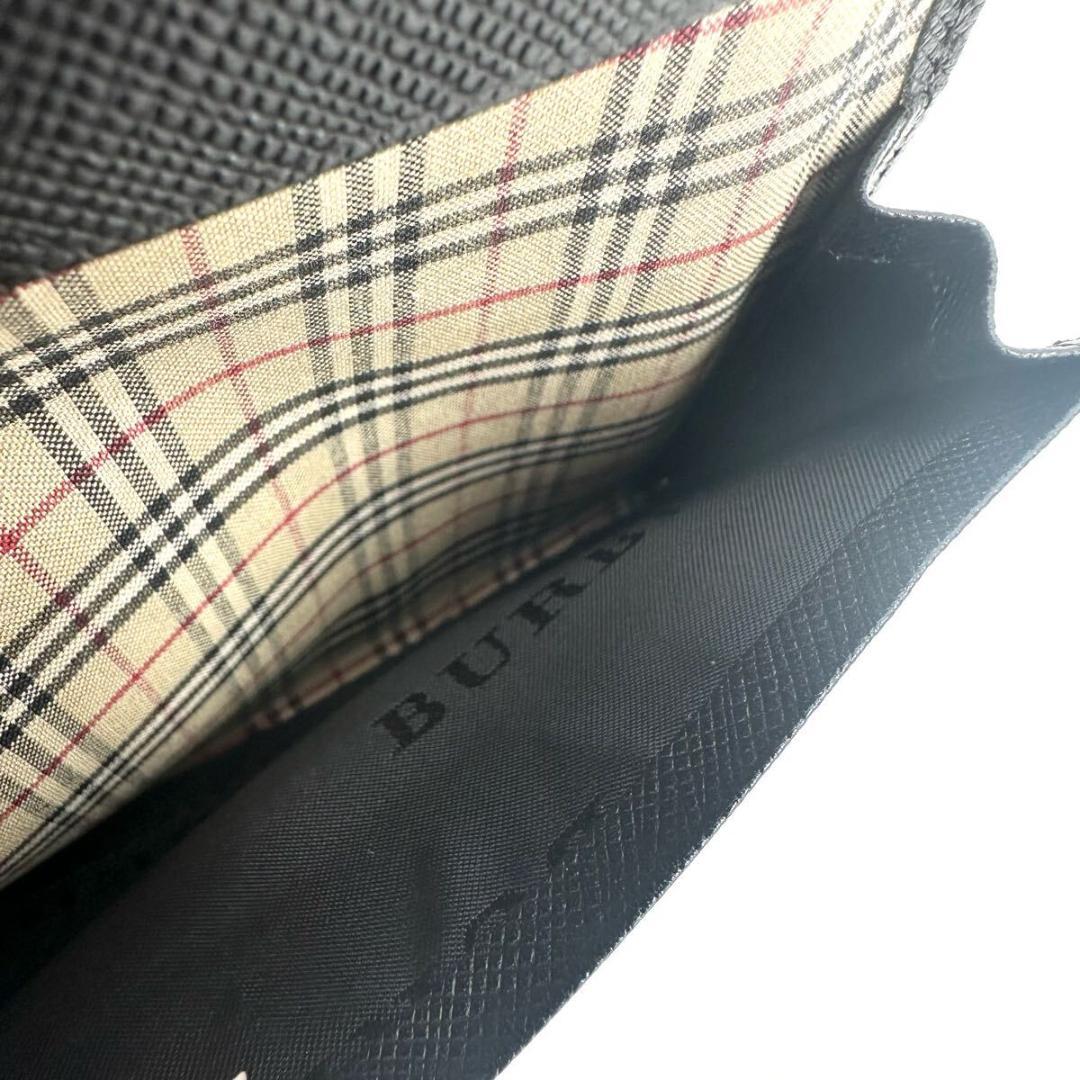 ☆未使用級☆ BURBERRY バーバリー 名刺入れ カードケース レザー