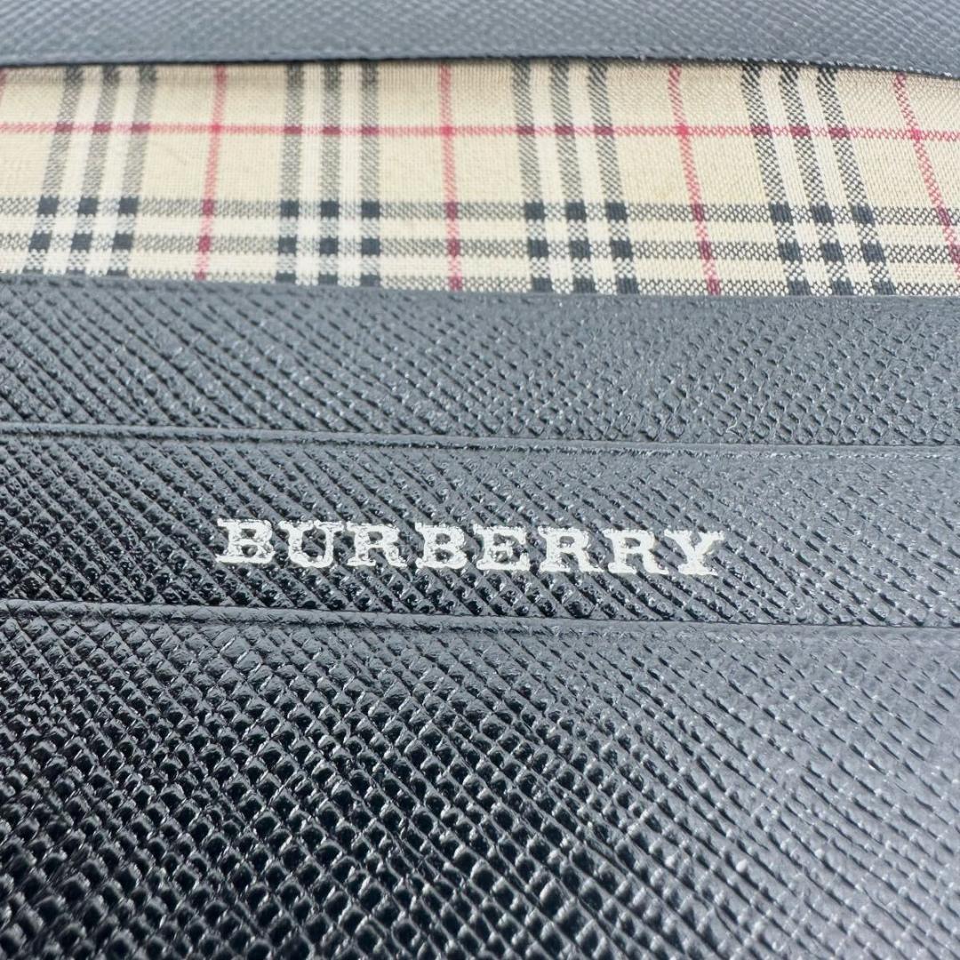☆未使用級☆ BURBERRY バーバリー 名刺入れ カードケース レザー