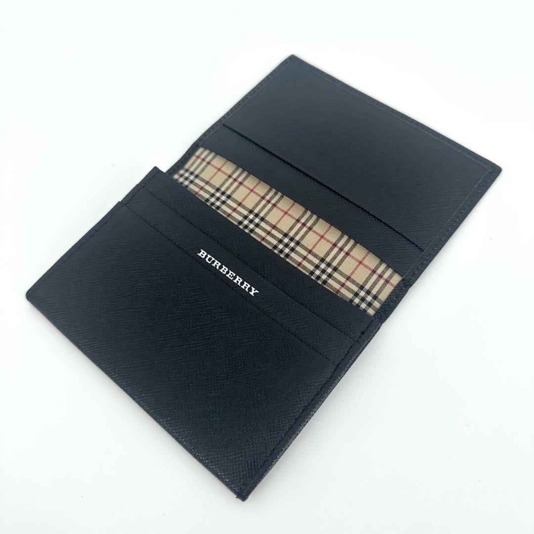 ☆未使用級☆ BURBERRY バーバリー 名刺入れ カードケース レザー