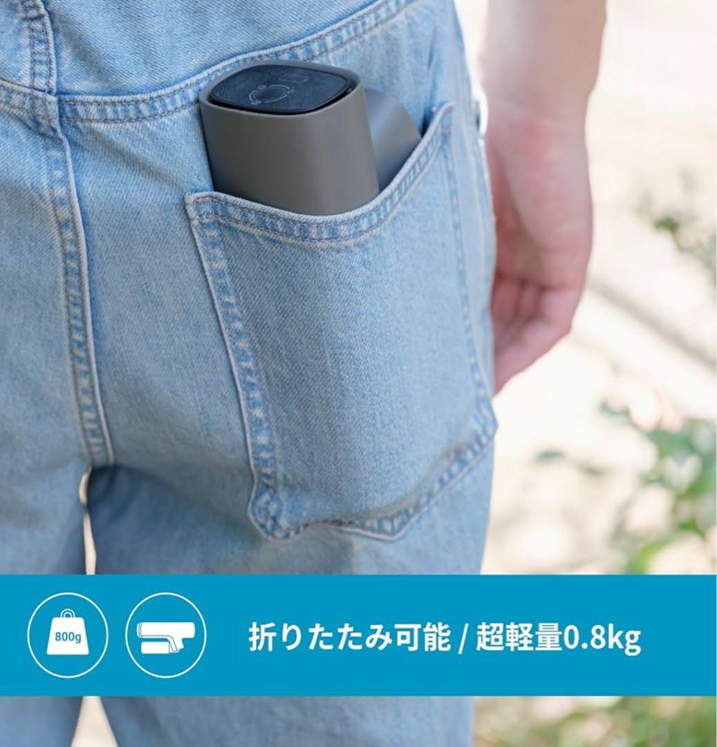 【未使用品】スパイサー ポケッタブル 高圧洗浄機 SWU-201 (BK)