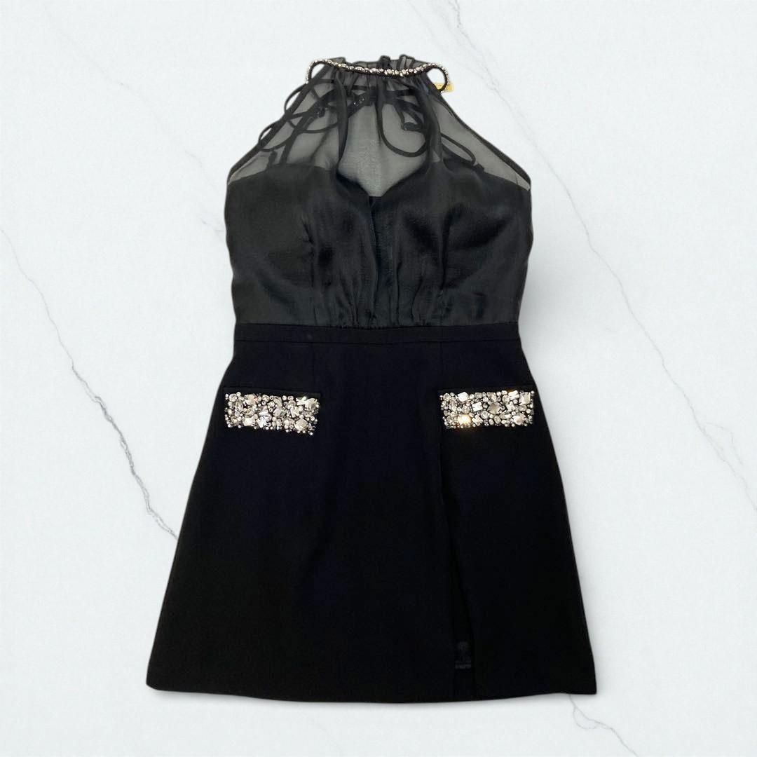 ANIER. アニエル ミニキャバドレス anier4051 ローブドフルール