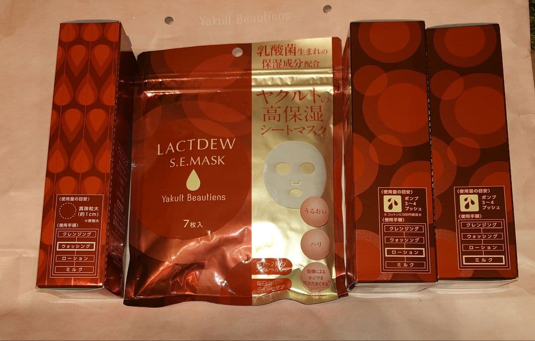 LACTDEW ウォッシング ローションII ミルク マスク セット