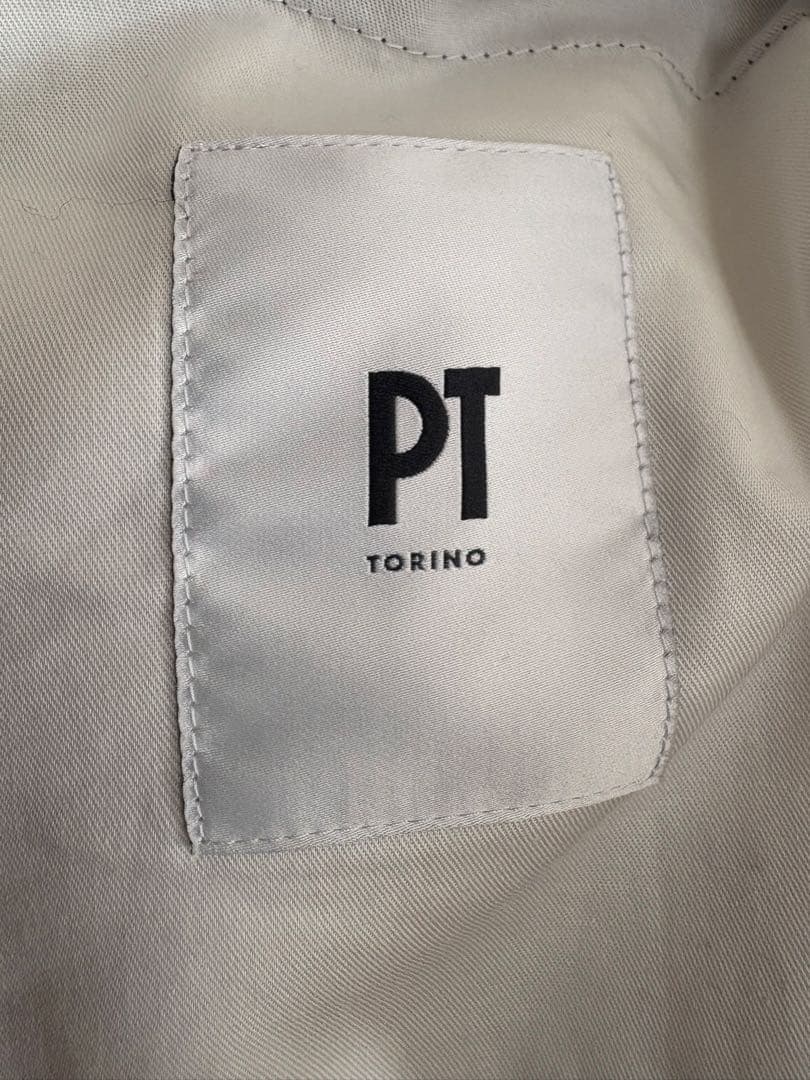 【美品】PT TORINO スーパースリムフィット ウォッシャブルウール 48