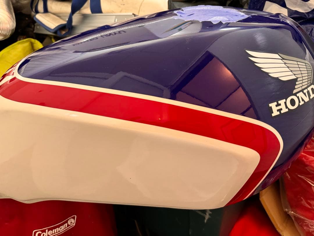 CBX400F 外装セットタンクBEET 1型純正カラー　青白当時物