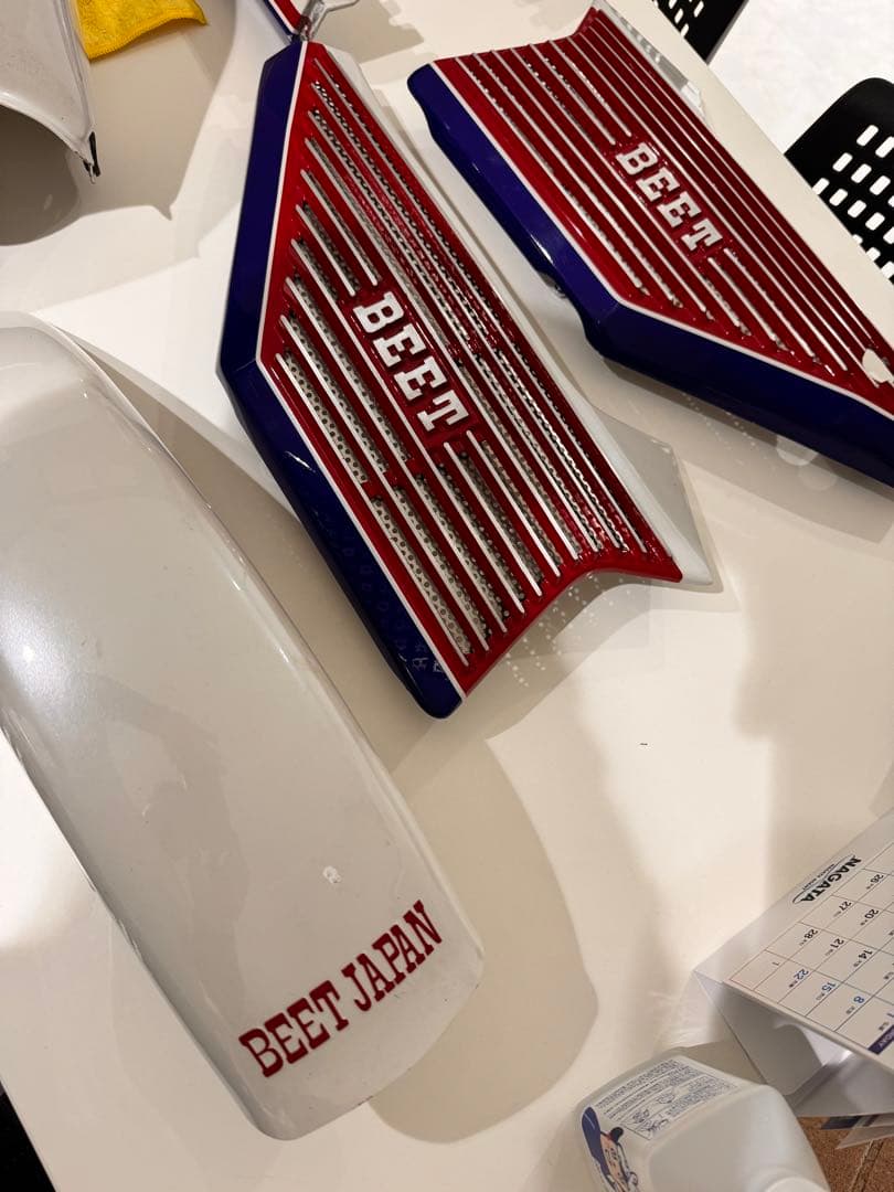 CBX400F 外装セットタンクBEET 1型純正カラー　青白当時物