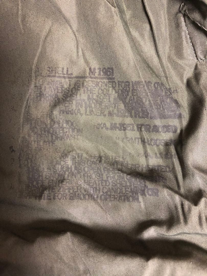 米軍実物 50s M-51パーカ 初期 アルミジッパー デッドストック 美品