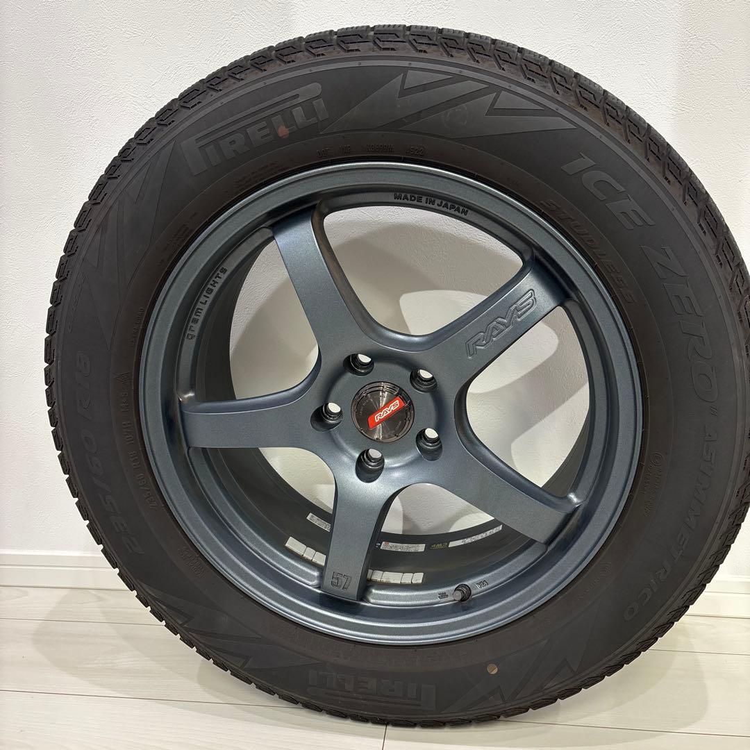 RAYS グラムライツ57CR 18インチ 4本 スタッドレス