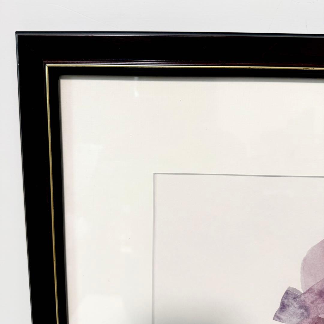 真作 いわさきちひろ ぶどうを持つ少女 リトグラフ 絵