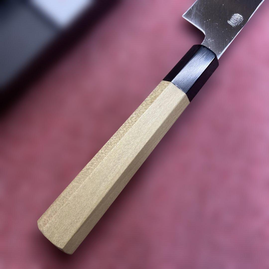 銀三　勘所切付柳刃包丁　300㎜ 尺0寸