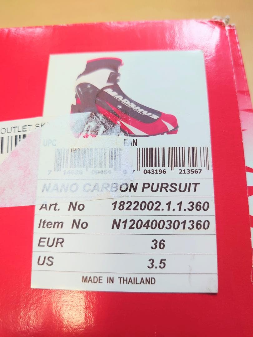 クロスカントリースキーブーツ　新品未使用　EU36