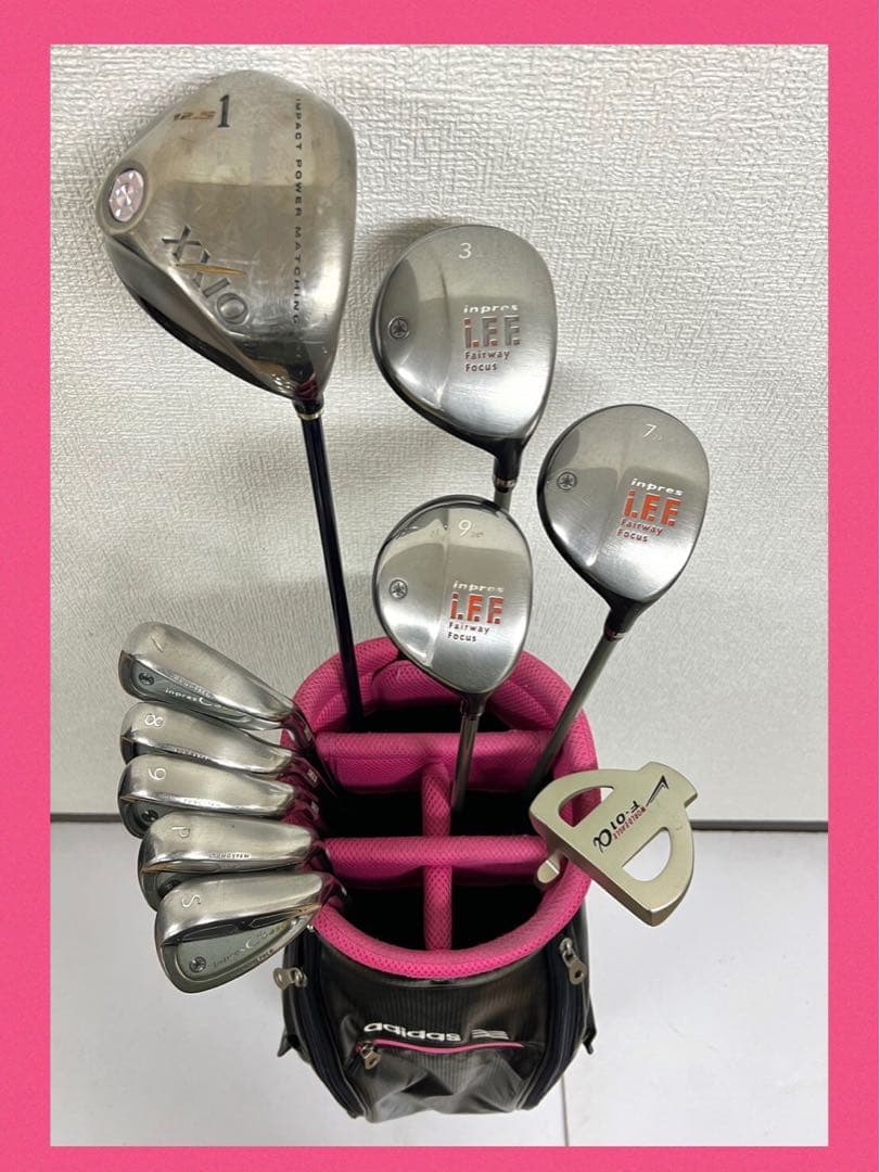 レディース！早い者勝ち！打ちやすさ抜群！ゼクシオ× インプレスゴルフクラブセット