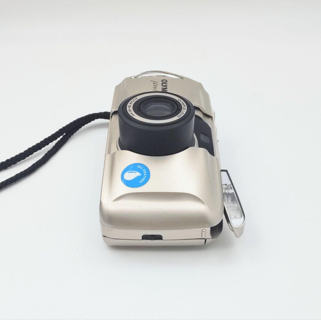 完動品◆極美品【青が綺麗なエモい写り】人気機種OLYMPUS μ-Ⅱ Zoom