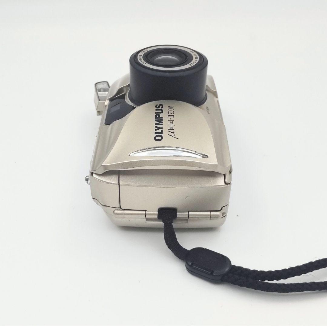 完動品◆極美品【青が綺麗なエモい写り】人気機種OLYMPUS μ-Ⅱ Zoom