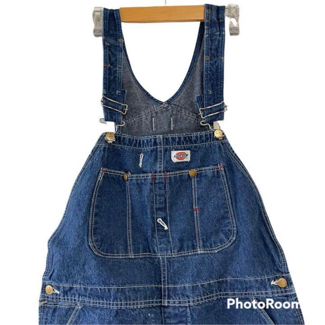 90s USA製 Dickies ディッキーズ デニム オーバーオール