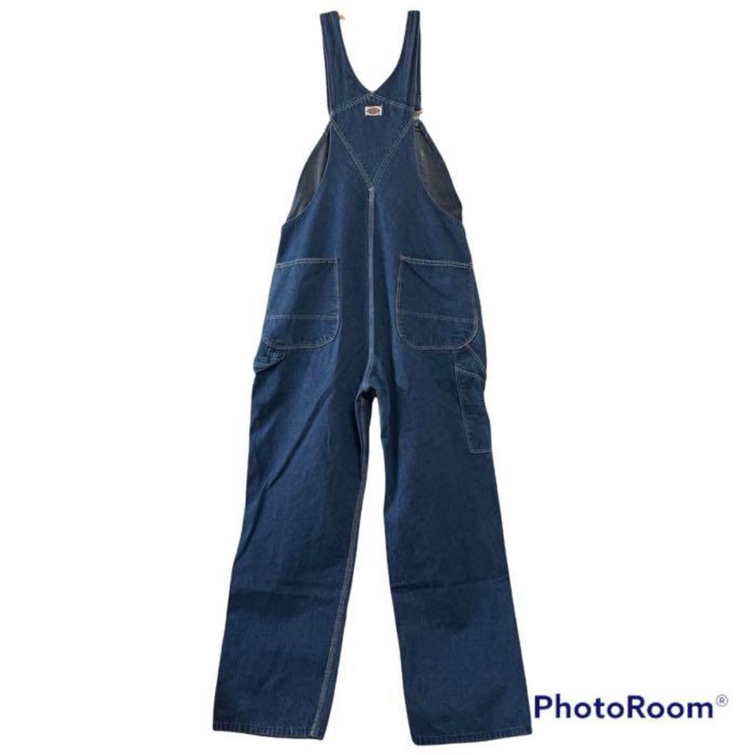 90s USA製 Dickies ディッキーズ デニム オーバーオール