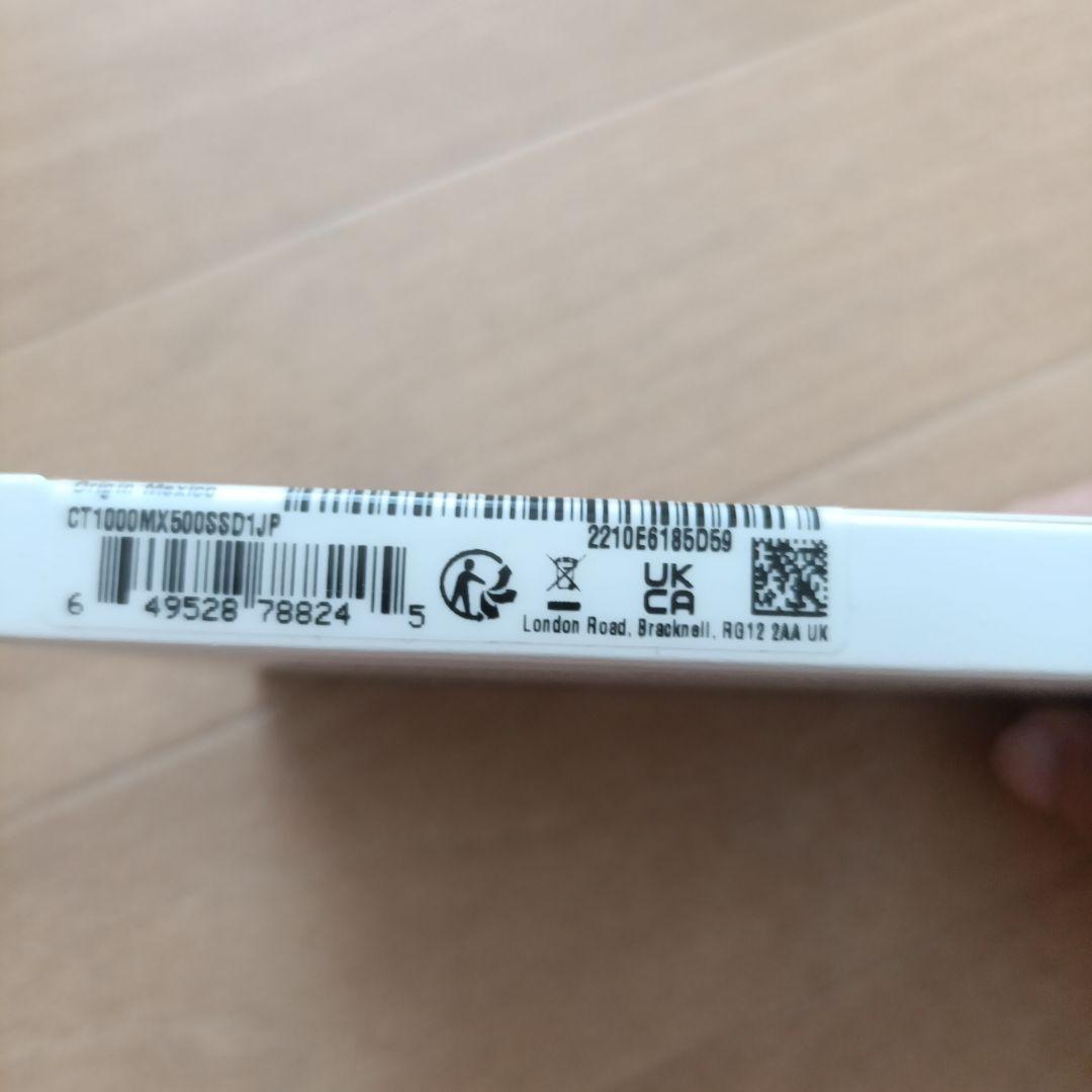 crucial MX500 1000GB 2.5インチ SSD