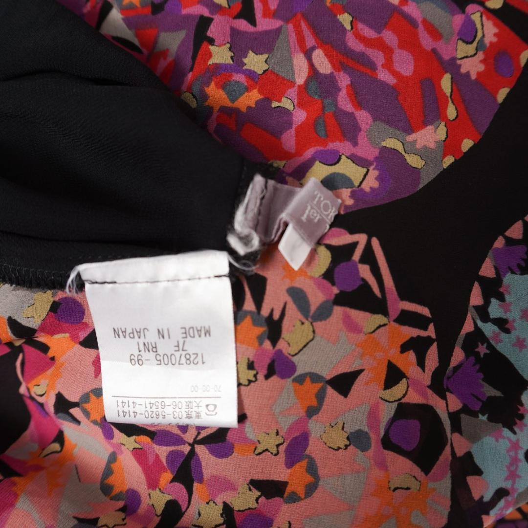 トクコプルミエヴォル 鍵編みフラワーモチーフチュニック サイズ9*ED1145