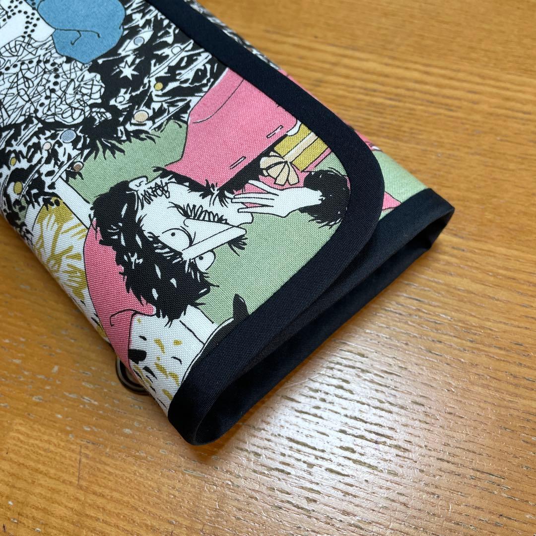 長財布　やりくり財布　ハンドメイド　アレキサンダーヘンリー　激レア生地