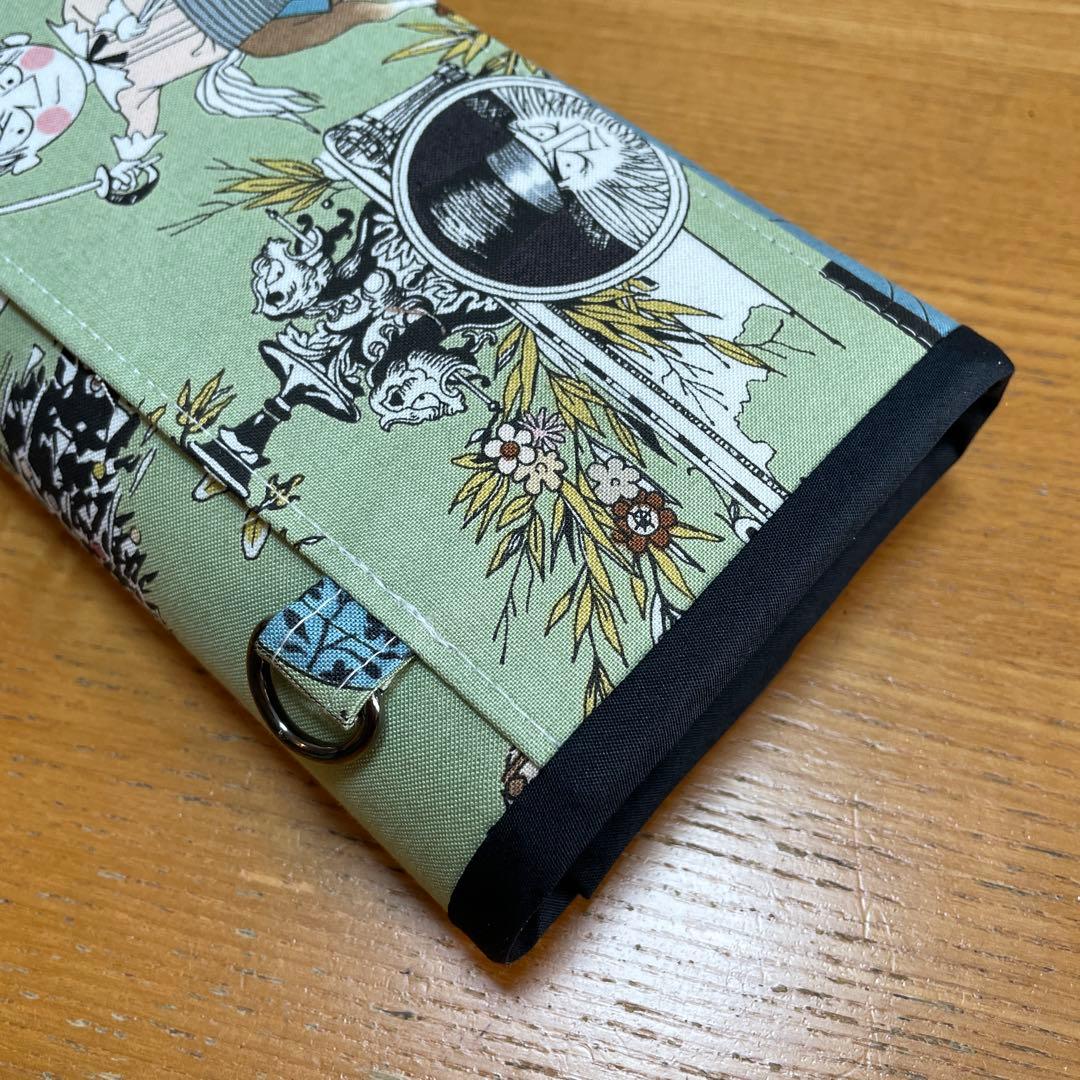 長財布　やりくり財布　ハンドメイド　アレキサンダーヘンリー　激レア生地