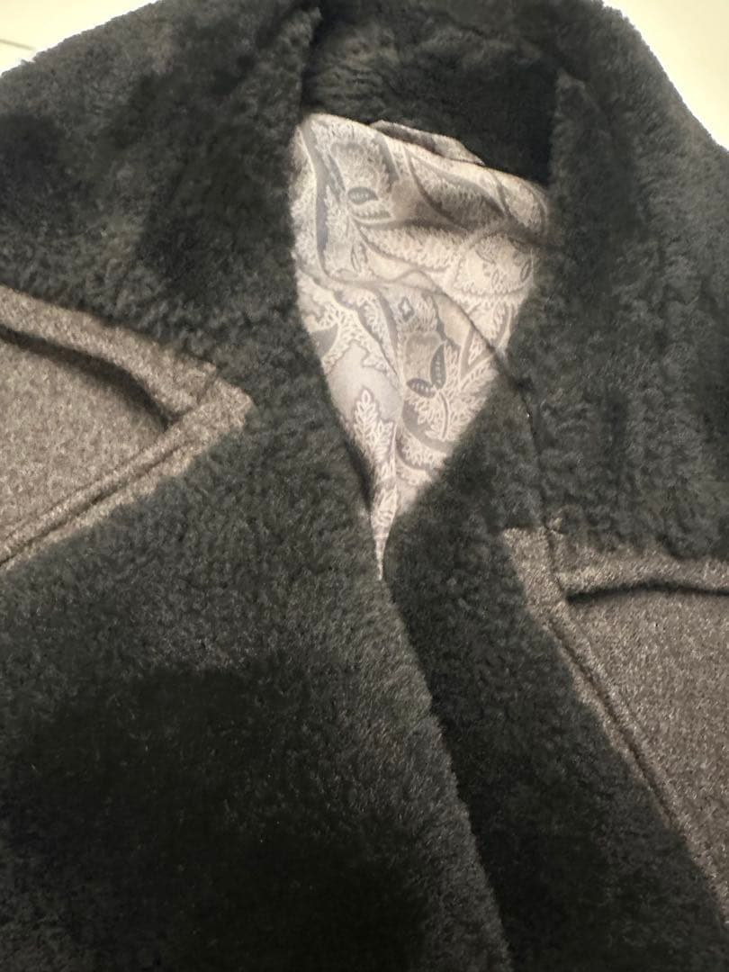 ETRO エトロ コート　ロングコート グレー　サイズ48