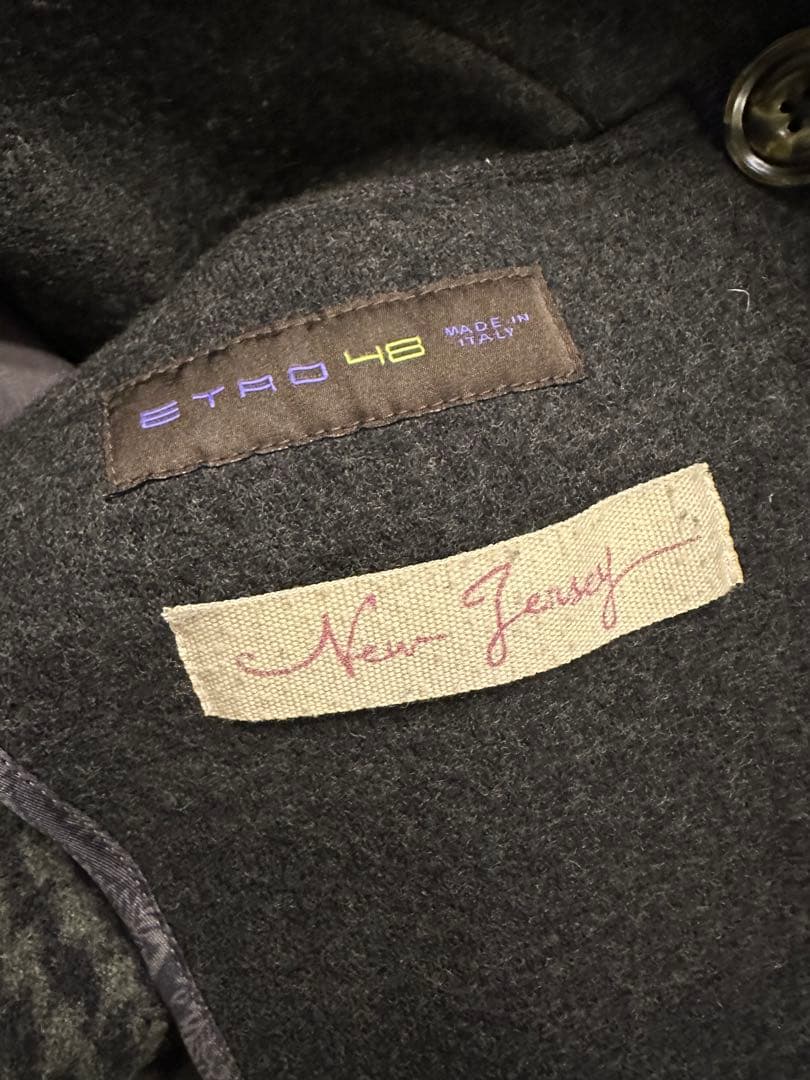 ETRO エトロ コート　ロングコート グレー　サイズ48