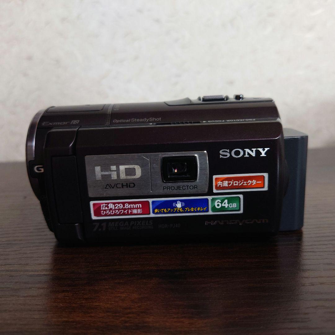 SONY HDR-PJ40V ビデオカメラ 動作確認済み