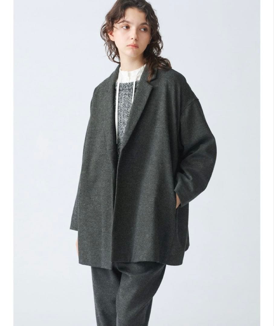 メリッサ　mizuiro ind テーラードジャケット チャコールグレー