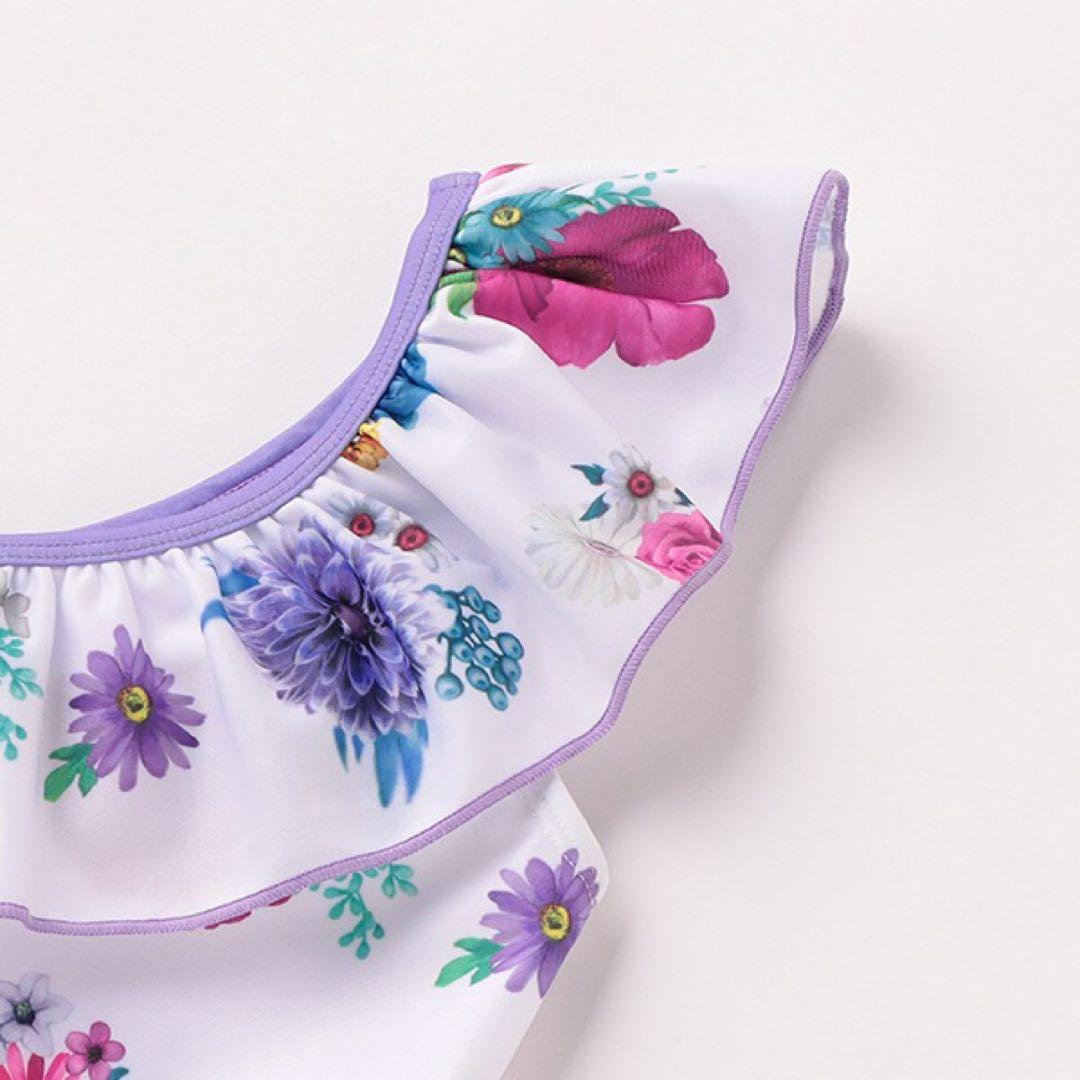 新品タグ付 130 アナスイミニ  セパレート水着 & ラッシュガード  セット