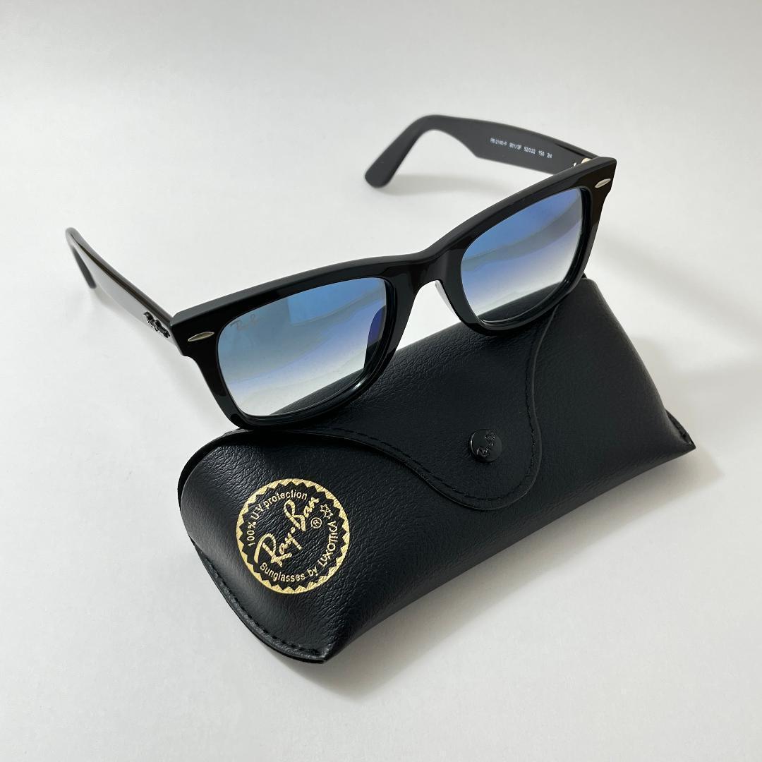 【新品正規品】RB2140F-9013Fレイバン ウェイファーラー ブルーグラデ