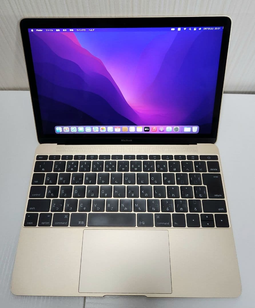 MacBook本体 MacBook 12 2016 8GB 256GB A1534