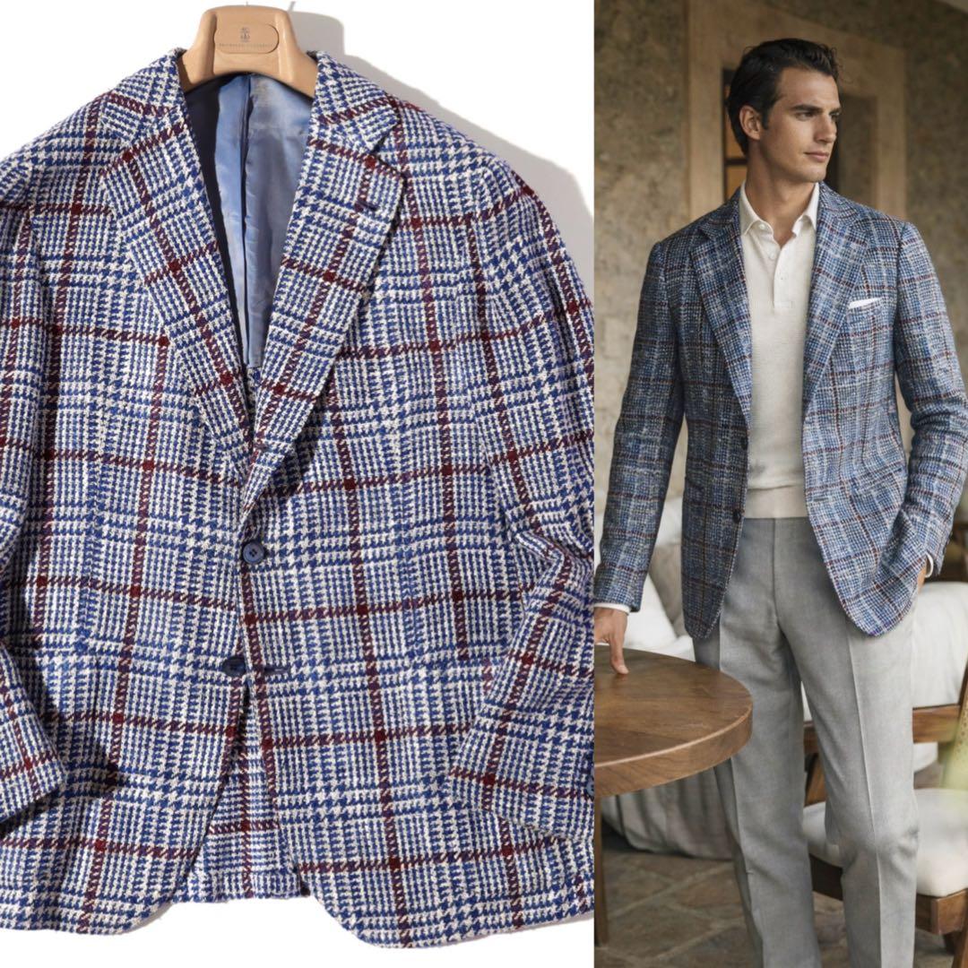 オラッツィオ ルチアーノ テーラード ジャケット 52 XL〜XXL