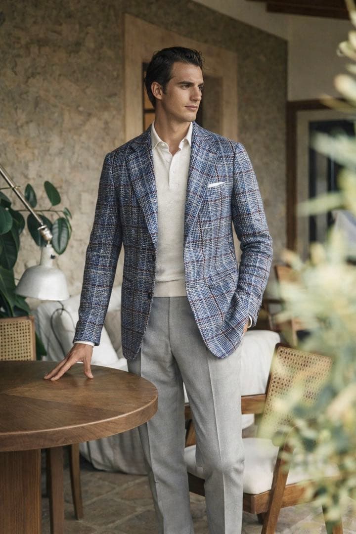 オラッツィオ ルチアーノ テーラード ジャケット 52 XL〜XXL