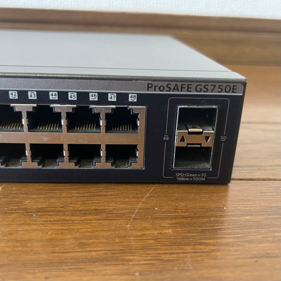 NETGEAR ProSAFEGS750E ギガ48ポート