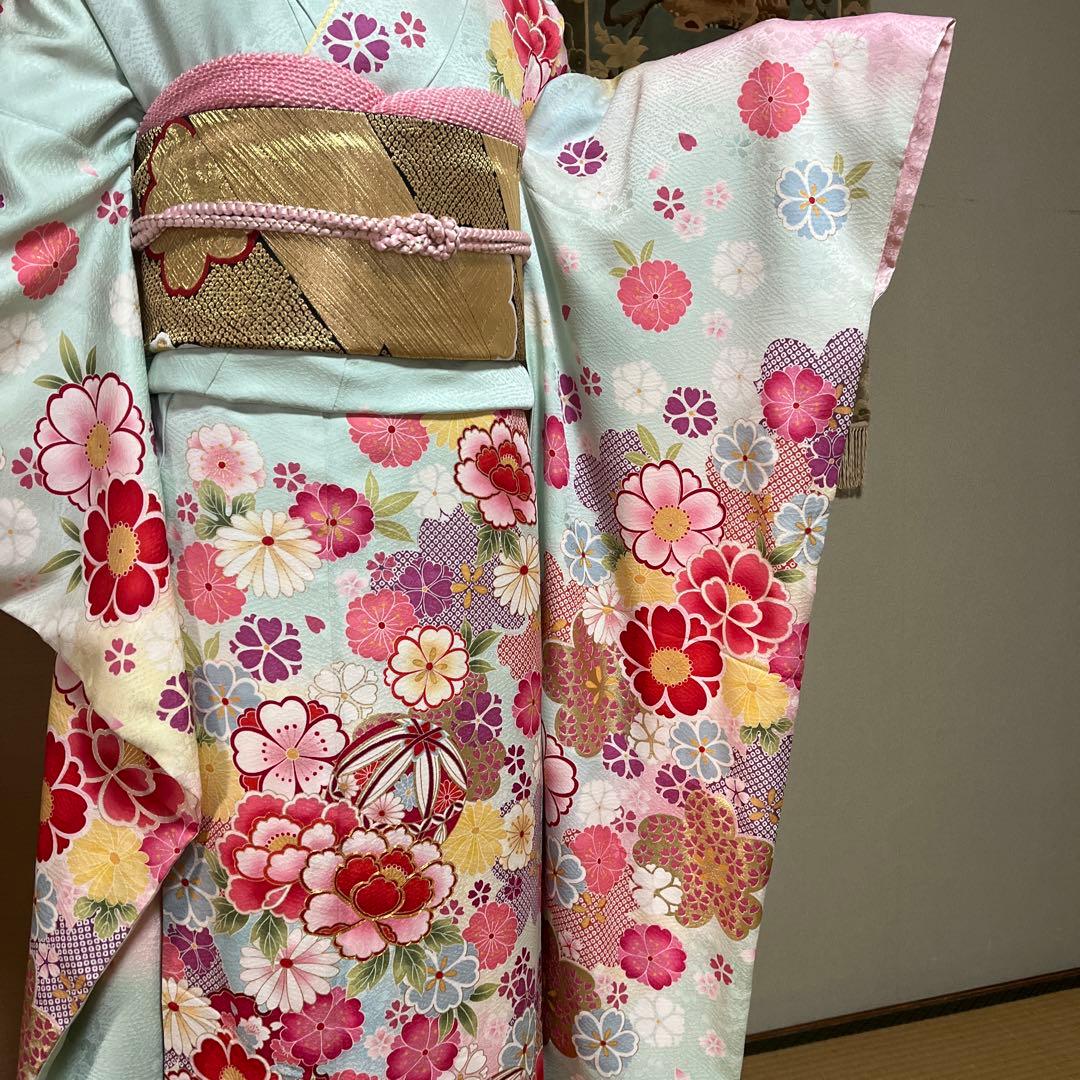 振袖　6点フルセット　成人式　結婚式　身丈159 裄69 美品