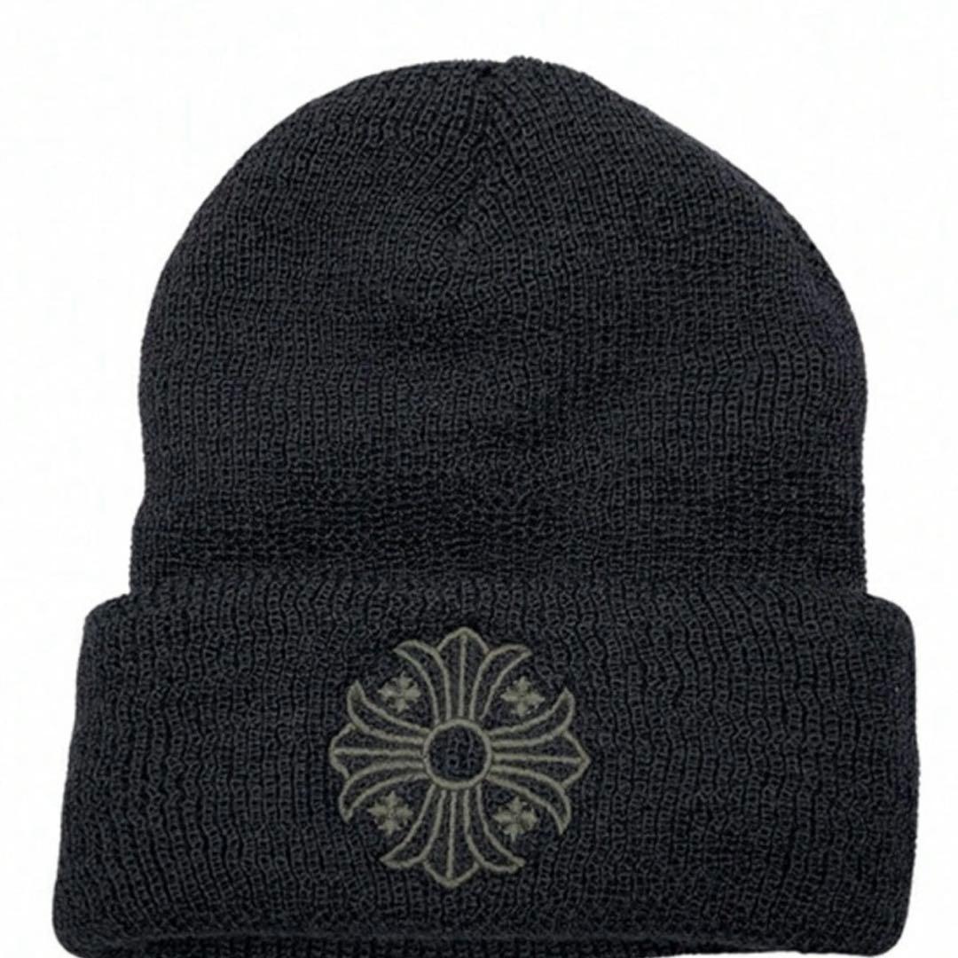 CHROME HEARTS クロムハーツ CHプラス刺繍ビーニー ニット帽