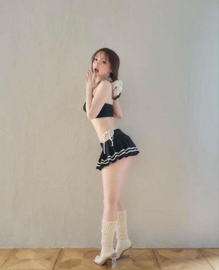 水着・ラッシュガード Andmary Coco pleats swimwear Black F