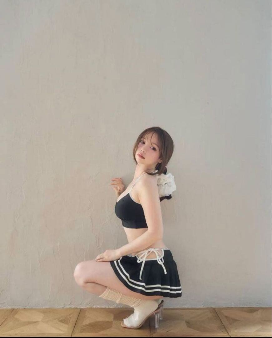 水着・ラッシュガード Andmary Coco pleats swimwear Black F