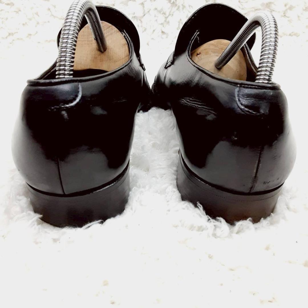 美品 26㎝◎Christian Dior ドレスシューズ 黒 本革 トロッター