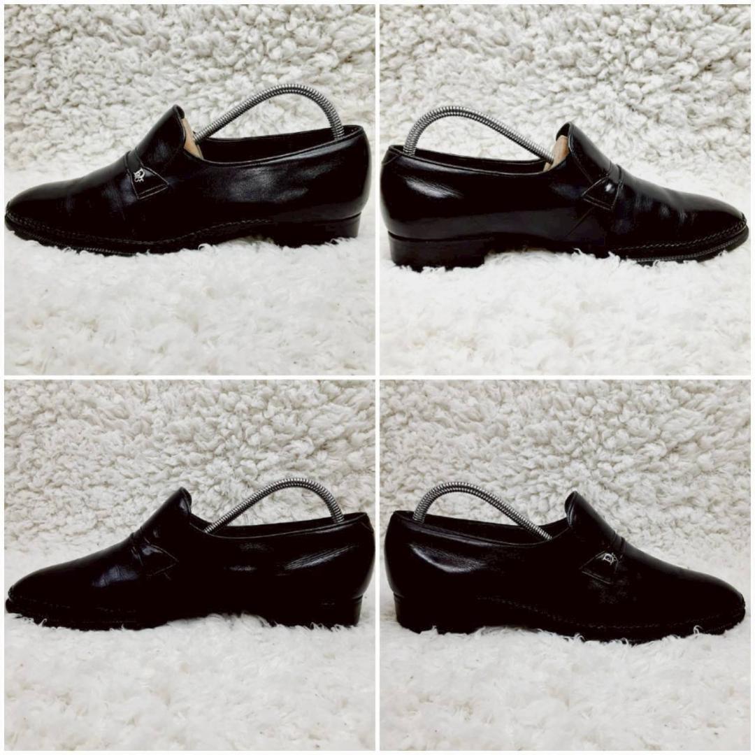 美品 26㎝◎Christian Dior ドレスシューズ 黒 本革 トロッター