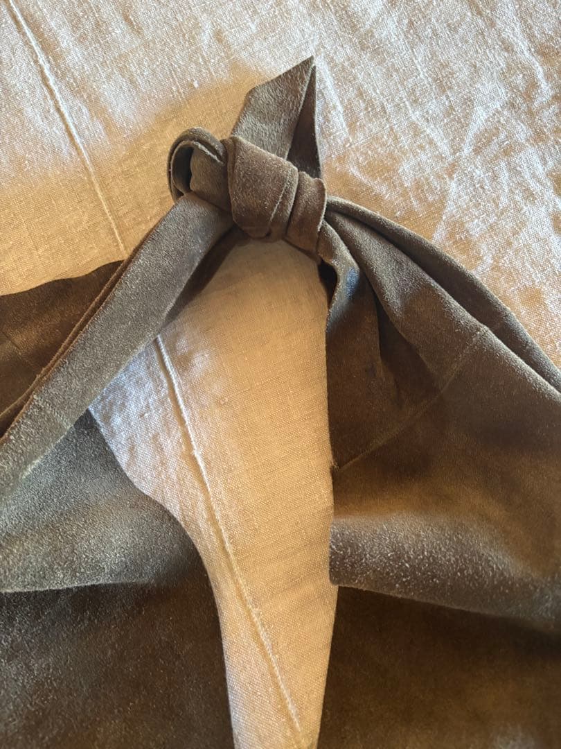 the row bindle bagスエードショルダーバック