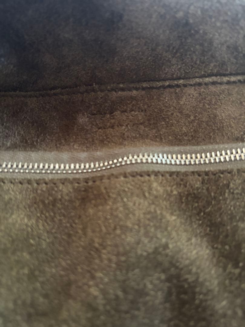 the row bindle bagスエードショルダーバック