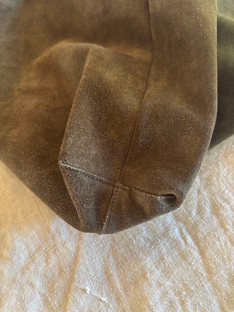 the row bindle bagスエードショルダーバック