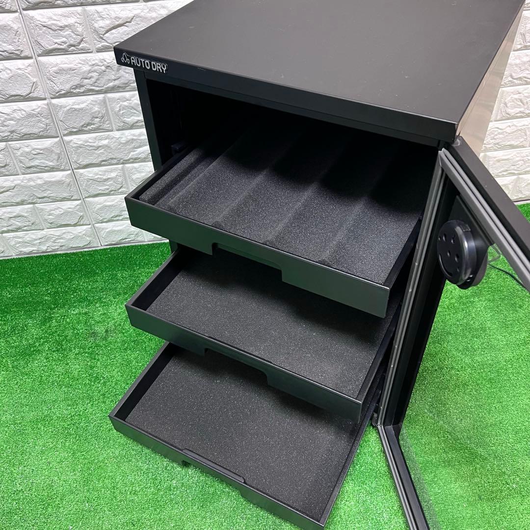 東洋リビング オートクリーンドライ 縦型 防湿庫 ED-81SS 棚3段 鍵無し