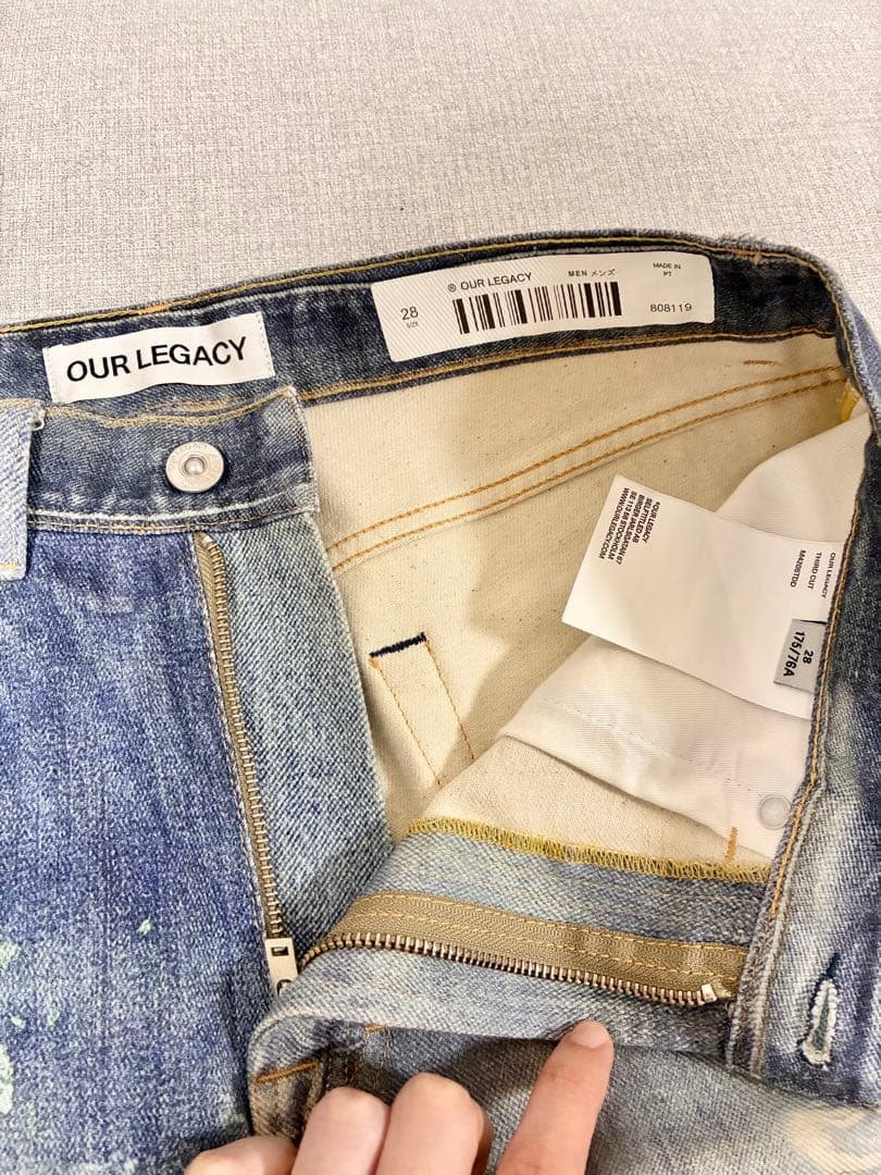 OUR LEGACY THIRD CUT 【25SS／サイズ28】