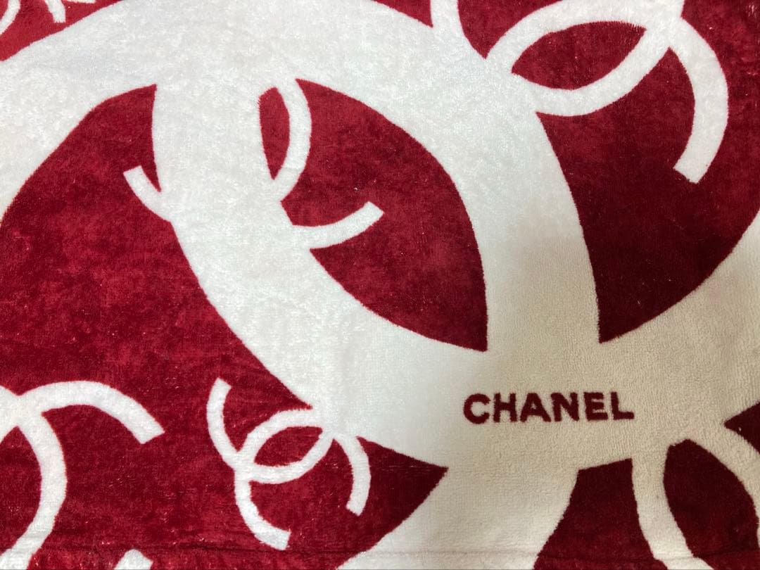 CHANEL ブランケット　大判タオル　126㎝×170㎝　レア　シャネル