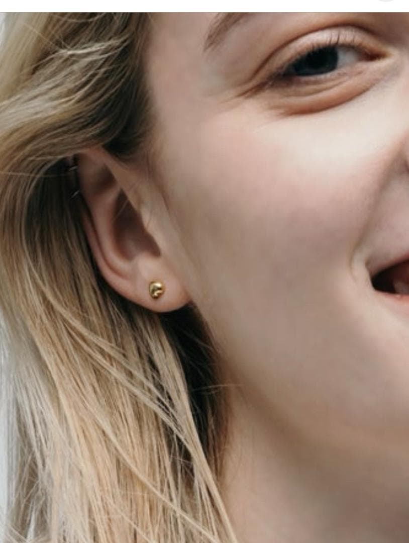 HUMAN MADE HEART SILVER EARRINGS 片耳