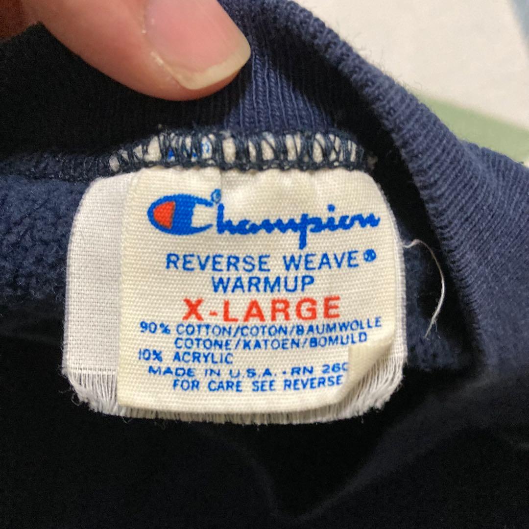 美品80s Championミシガン リバースウィーブトリコタグXLサイズUSA