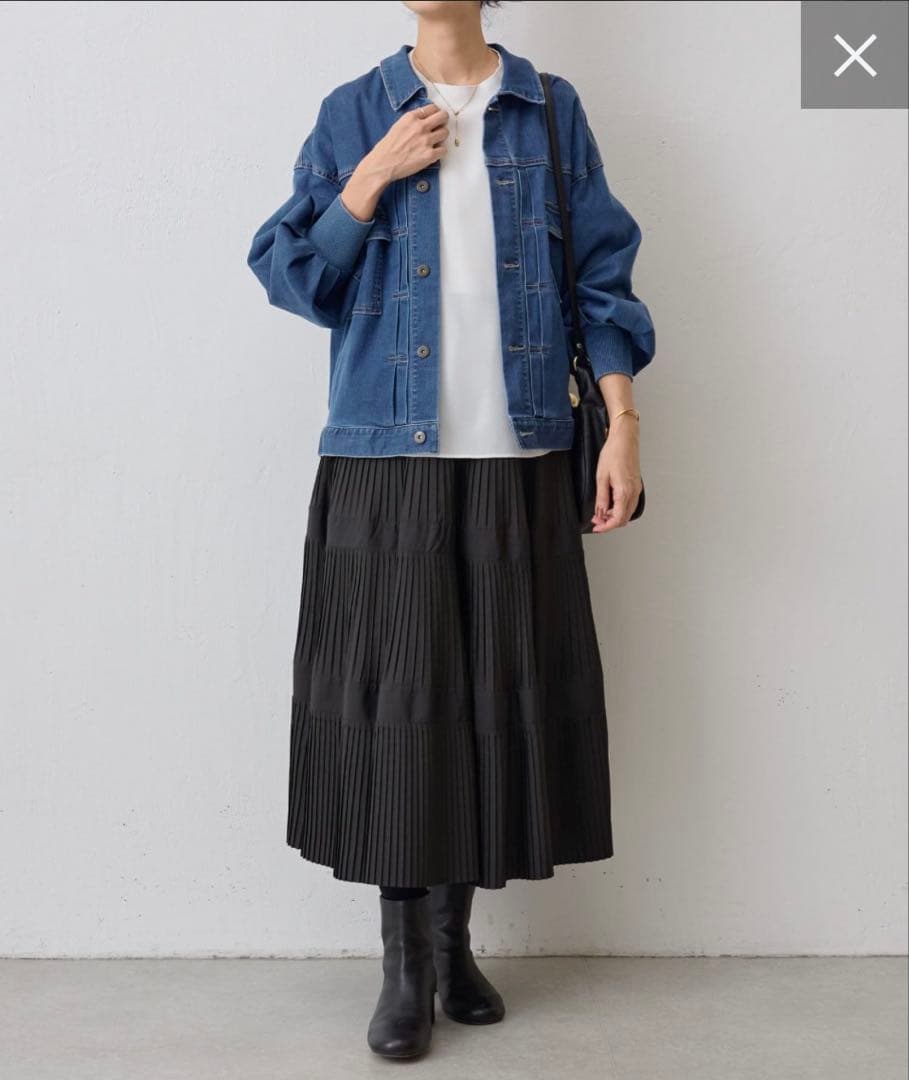 値下げ新品未使用品ビアズリー 袖パフGジャン サイズ2 新