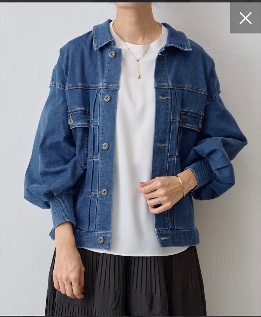 値下げ新品未使用品ビアズリー 袖パフGジャン サイズ2 新